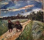 Chaim Soutine Returning from School oil painting artist